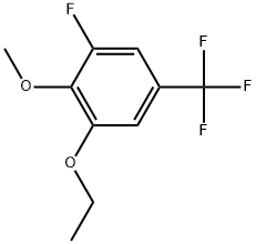 1-Ethoxy-3-fluoro-2-methoxy-5-(trifluoromethyl)benzene Structure