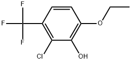 2-Chloro-6-ethoxy-3-(trifluoromethyl)phenol Structure