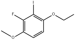 1-Ethoxy-3-fluoro-2-iodo-4-methoxybenzene Structure