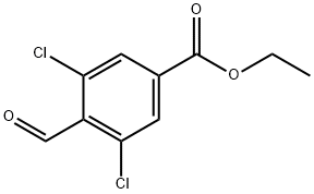 ethyl 3,5-dichloro-4-formylbenzoate Structure