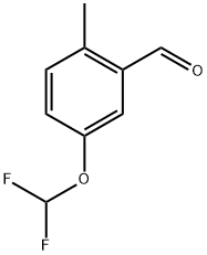 5-(difluoromethoxy)-2-methylbenzaldehyde Structure