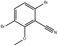 3,6-Dibromo-2-methoxybenzonitrile Structure