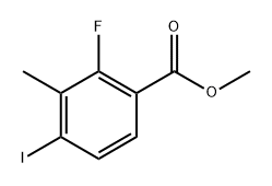 Methyl 2-fluoro-4-iodo-3-methylbenzoate Structure