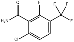 6-Chloro-2-fluoro-3-(trifluoromethyl)benzamide Structure