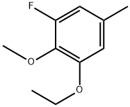 1-ethoxy-3-fluoro-2-methoxy-5-methylbenzene Structure