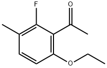 1-(6-Ethoxy-2-fluoro-3-methylphenyl)ethanone Structure