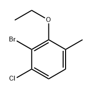 2-Bromo-1-chloro-3-ethoxy-4-methylbenzene Structure