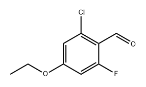 2-chloro-4-ethoxy-6-fluorobenzaldehyde Structure