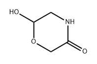 6-Hydroxymorpholin-3-one Structure