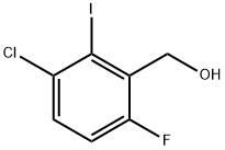 (3-chloro-6-fluoro-2-iodophenyl)methanol Structure