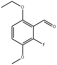 6-Ethoxy-2-fluoro-3-methoxybenzaldehyde Structure