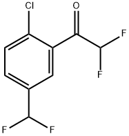 1-(2-chloro-5-(difluoromethyl)phenyl)-2,2-difluoroethanone Structure