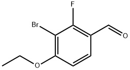 3-Bromo-4-ethoxy-2-fluorobenzaldehyde Structure