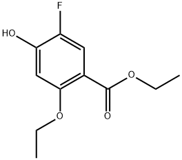 Ethyl 2-ethoxy-5-fluoro-4-hydroxybenzoate Structure