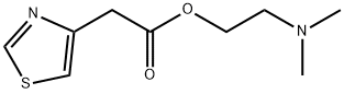 2-(Dimethylamino)ethyl 4-thiazoleacetate Structure