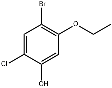 4-bromo-2-chloro-5-ethoxyphenol Structure