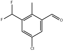 5-Chloro-3-(difluoromethyl)-2-methylbenzaldehyde Structure