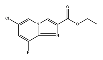 ethyl 6-chloro-8-fluoroimidazo[1,2-a]pyridine-2-carboxylate Structure