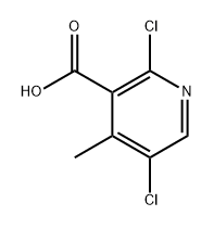 2,5-dichloro-4-methylpyridine-3-carboxylic acid Structure