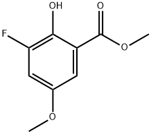 methyl 3-fluoro-2-hydroxy-5-methoxybenzoate Structure