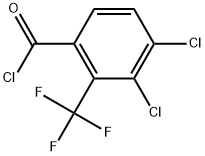 3,4-Dichloro-2-(trifluoromethyl)benzoyl chloride 구조식 이미지