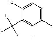 3-Fluoro-4-methyl-2-(trifluoromethyl)phenol Structure