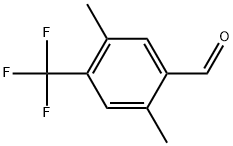 2,5-Dimethyl-4-(trifluoromethyl)benzaldehyde Structure