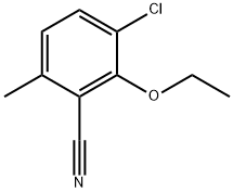 3-Chloro-2-ethoxy-6-methylbenzonitrile Structure