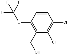 2,3-Dichloro-6-(trifluoromethoxy)benzenemethanol Structure