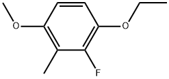 1-Ethoxy-2-fluoro-4-methoxy-3-methylbenzene Structure