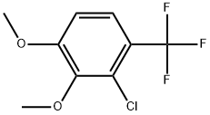 2-Chloro-3,4-dimethoxy-1-(trifluoromethyl)benzene Structure