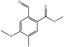 methyl 2-formyl-4-methoxy-5-methylbenzoate Structure