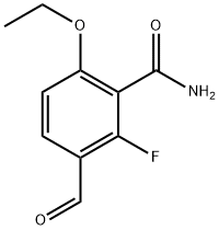 6-ethoxy-2-fluoro-3-formylbenzamide Structure