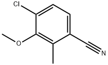 4-Chloro-3-methoxy-2-methylbenzonitrile Structure