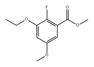 Methyl 3-ethoxy-2-fluoro-5-methoxybenzoate Structure