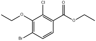 Ethyl 4-bromo-2-chloro-3-methoxybenzoate Structure