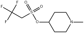 1-Methyl-4-piperidinyl 2,2,2-trifluoroethanesulfonate Structure