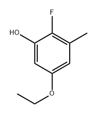 5-Ethoxy-2-fluoro-3-methylphenol Structure