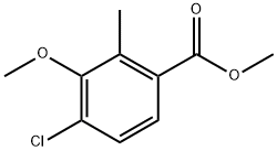 Methyl 4-chloro-3-methoxy-2-methylbenzoate Structure