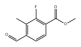 Methyl 2-fluoro-4-formyl-3-methylbenzoate Structure