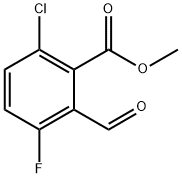 methyl 6-chloro-3-fluoro-2-formylbenzoate Structure