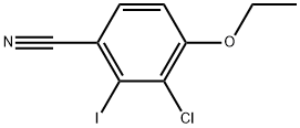 3-Chloro-4-ethoxy-2-iodobenzonitrile Structure