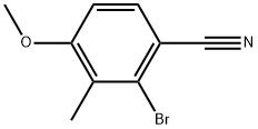 2-Bromo-4-methoxy-3-methylbenzonitrile Structure