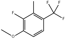 2-Fluoro-1-methoxy-3-methyl-4-(trifluoromethyl)benzene Structure