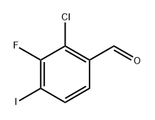 2-Chloro-3-fluoro-4-iodobenzaldehyde Structure