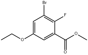 Methyl 3-bromo-5-ethoxy-2-fluorobenzoate Structure