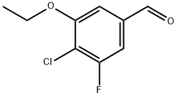 4-chloro-3-ethoxy-5-fluorobenzaldehyde Structure