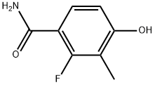 2-Fluoro-4-hydroxy-3-methylbenzamide Structure