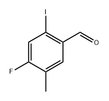 4-Fluoro-2-iodo-5-methylbenzaldehyde Structure