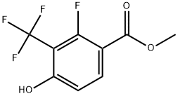 Methyl 2-fluoro-4-hydroxy-3-(trifluoromethyl)benzoate Structure